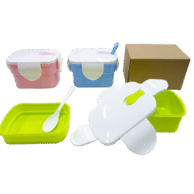 2 Tier Rectangular Lunch Box