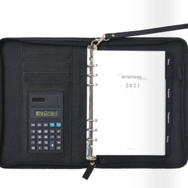 Executive-Professional-Portfolio-Black-PU-Cover-with-Calculator-782z.jpg