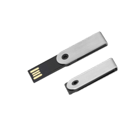 Rectangle Metal Slide USB Thumb Drive