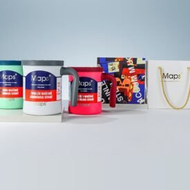 Maps Vacuum Thermal Stainless Steel Mug (350ml)