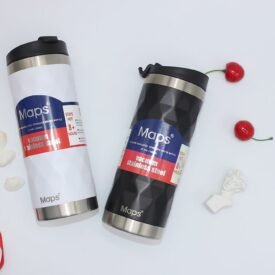 Maps Vacuum Stainless Steel Open-Cap Tumbler