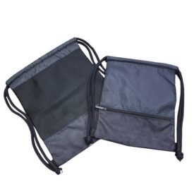 Premium Drawstring Bag with Zipper Pocket