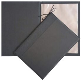 A4/A5 PU Leather Refillable Menu Holder